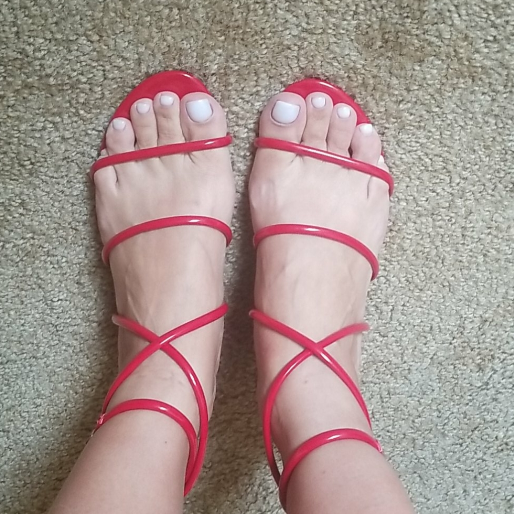 Brand New Red Sandals
